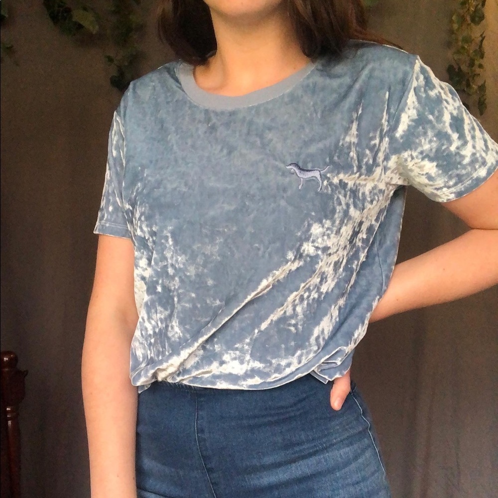 Baby Blue Velvet PINK Tee - Picture 2 of 2